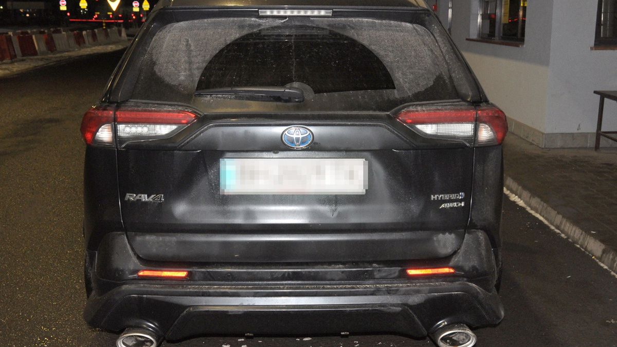 Skradziona toyota rav4 zatrzymana na granicy