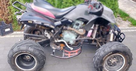 Groźny wypadek na quadzie. 17-latek w szpitalu