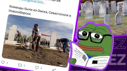 W Rosji odbyły się zawody w dekorowaniu grobów. Materiału do ćwiczeń nie brakuje