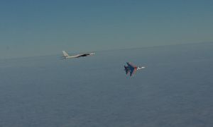 Przechwycili Tu-95. Bombowce były eksportnowane przez Su-36S