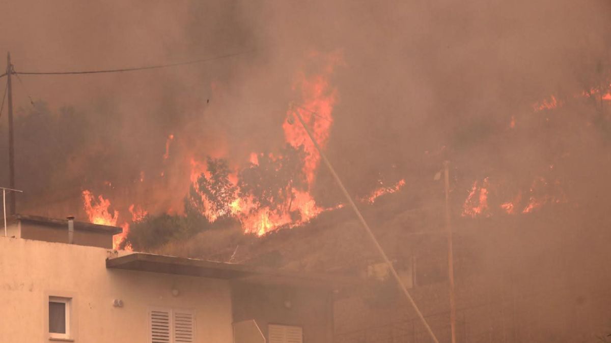 Pożary szaleją w Chorwacji.