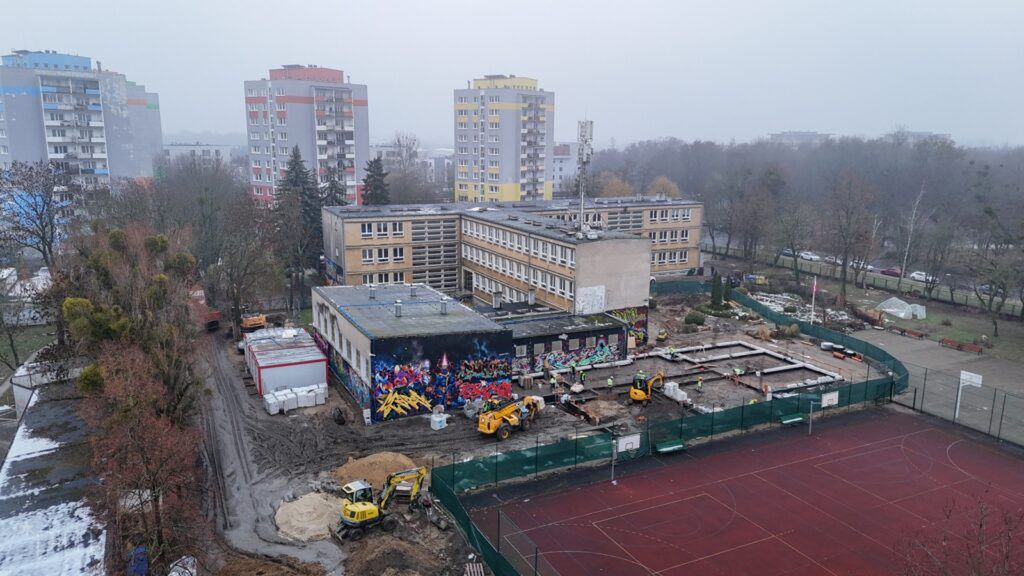 Poznań: Trwa budowa nowoczesnych warsztatów do praktycznej nauki zawodu