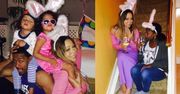 Mariah przebrana za króliczka z mężem i dziećmi (FOTO)