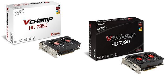 VTX3D HD7790 HD7850 V Champ karta graficzna zdjęcie opakowanie