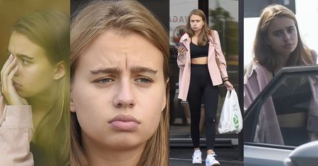 Oliwia Bieniuk ZE ZBOLAŁĄ MINĄ wychodzi z treningu do "Tańca z Gwiazdami" (ZDJĘCIA)