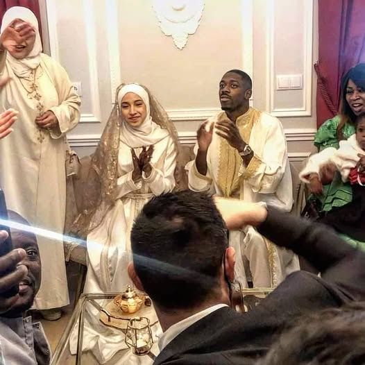 Ousmane Dembele i Rima Edbouche w dniu ślubu