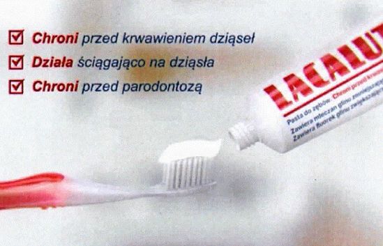 Po skardze od konkurenta KER uznała, że reklama pasty do zębów Lacalut Aktiv wprowadza w błąd