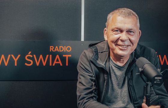 Lider Raz Dwa Trzy Adam Nowak z audycją w Radiu Nowy Świat