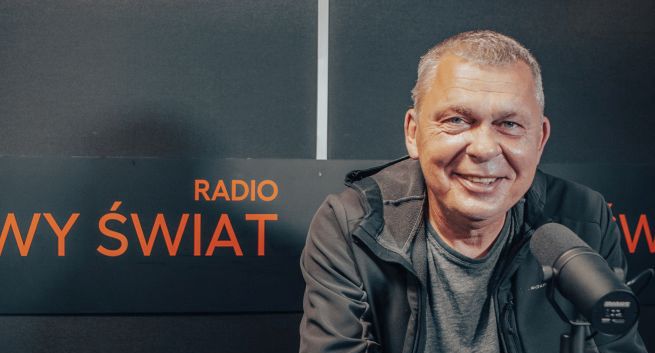 Lider Raz Dwa Trzy Adam Nowak z audycją w Radiu Nowy Świat