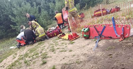 Eksplozja pod Płońskiem. Do tragedii doszło podczas rozpalania ogniska