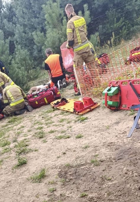 Eksplozja pod Płońskiem. Do tragedii doszło podczas rozpalania ogniska