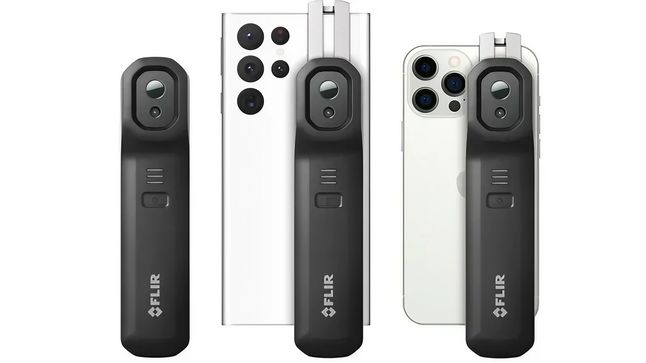 Kamera termowizyjna FLIR One Edge Pro jest kompatybilna ze smartfonami z Androidem i iOS-em