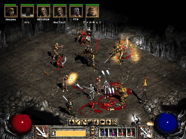 Diablo 2, uczta dla gracza, masakra dla palca. Źródło: NB team