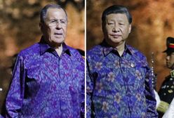 Modowa wpadka czy wyraz solidarności? Ławrow i Xi w podobnych koszulach na szczycie G20