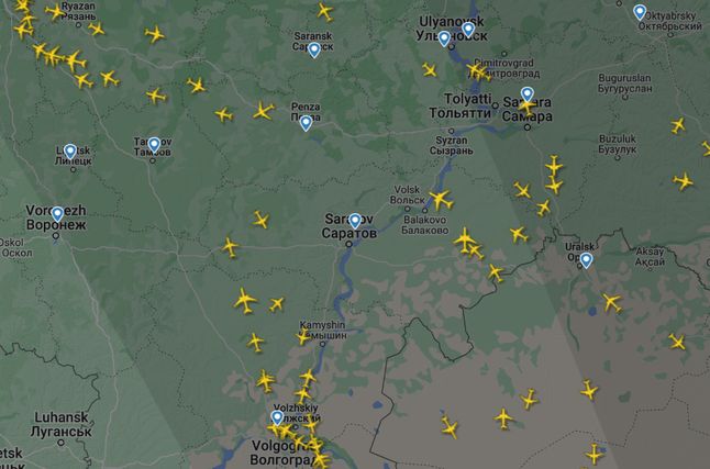Rosja zamknęła przestrzeń powietrzną w regionie Saratowa