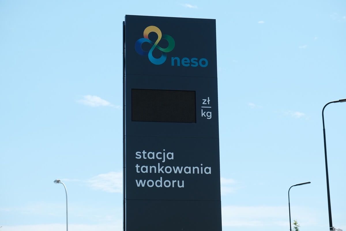 Stacja tankowania wodoru Neso w Lublinie