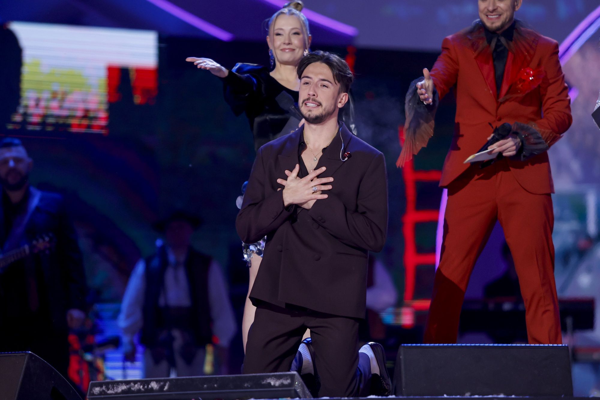 Dawid Kwiatkowski świętował urodziny na Sylwestrze TVP