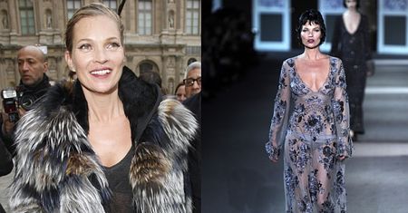 39-letnia Kate Moss na Paris Fashion Week (ZDJĘCIA)