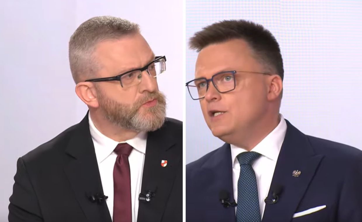 Starcie Hołowni z Braunem. "Mieliśmy sprzedawczyków w historii"