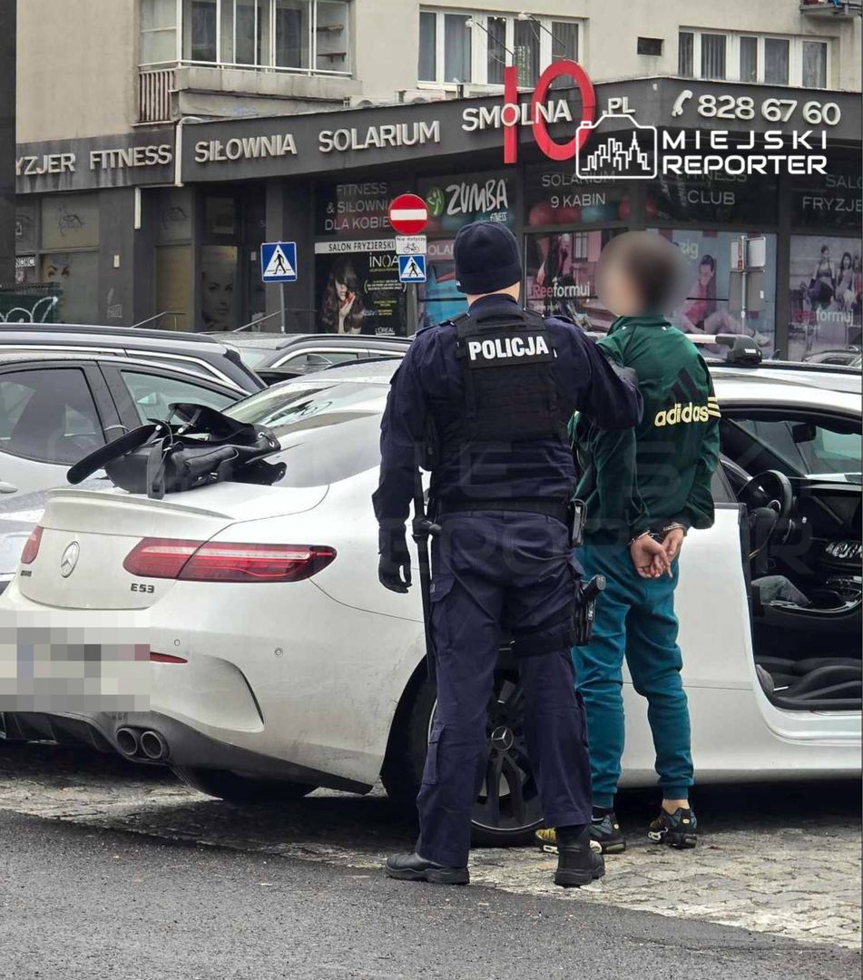 Kierowca pod wpływem narkotyków spowodował kolizję w Warszawie