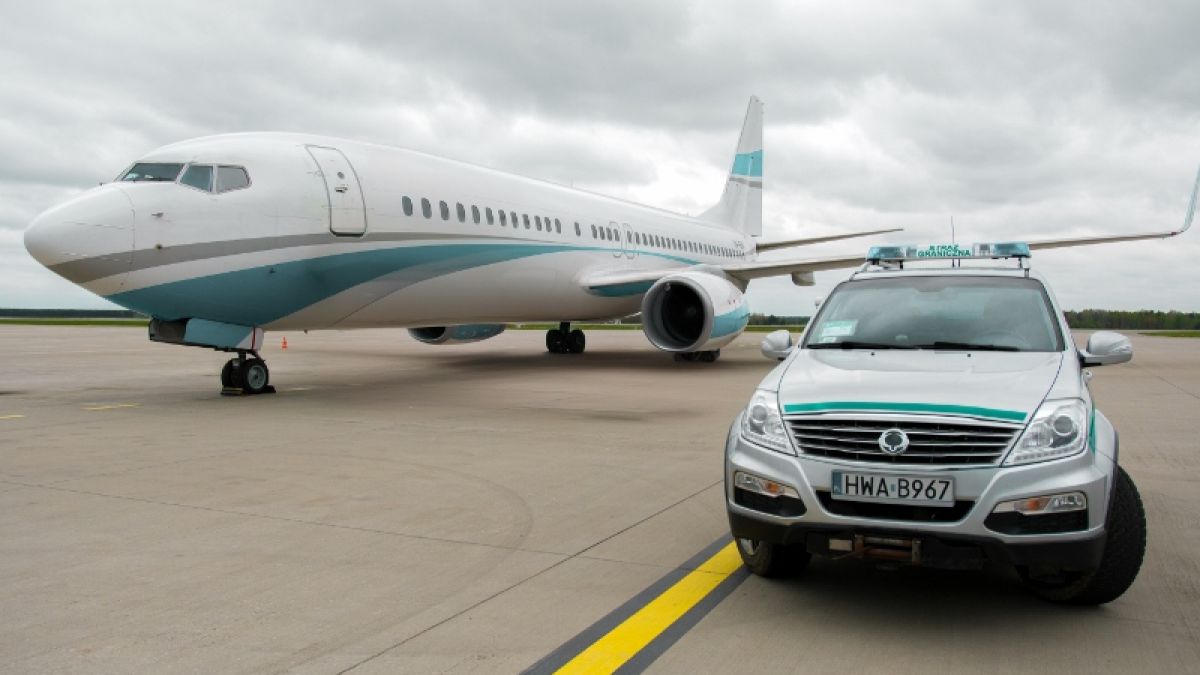 Awantura na pokładzie samolotu w Katowicach