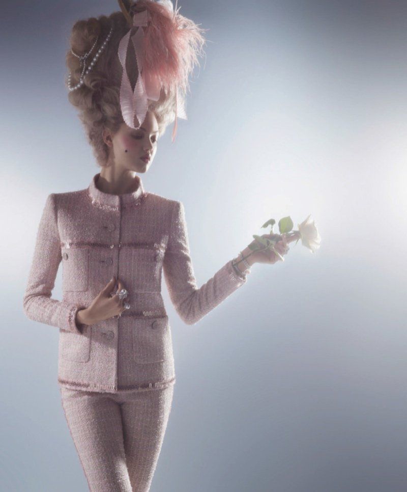 Niech żyje królowa! Duet Karl Lagerfeld i Lindsey Wixson 5