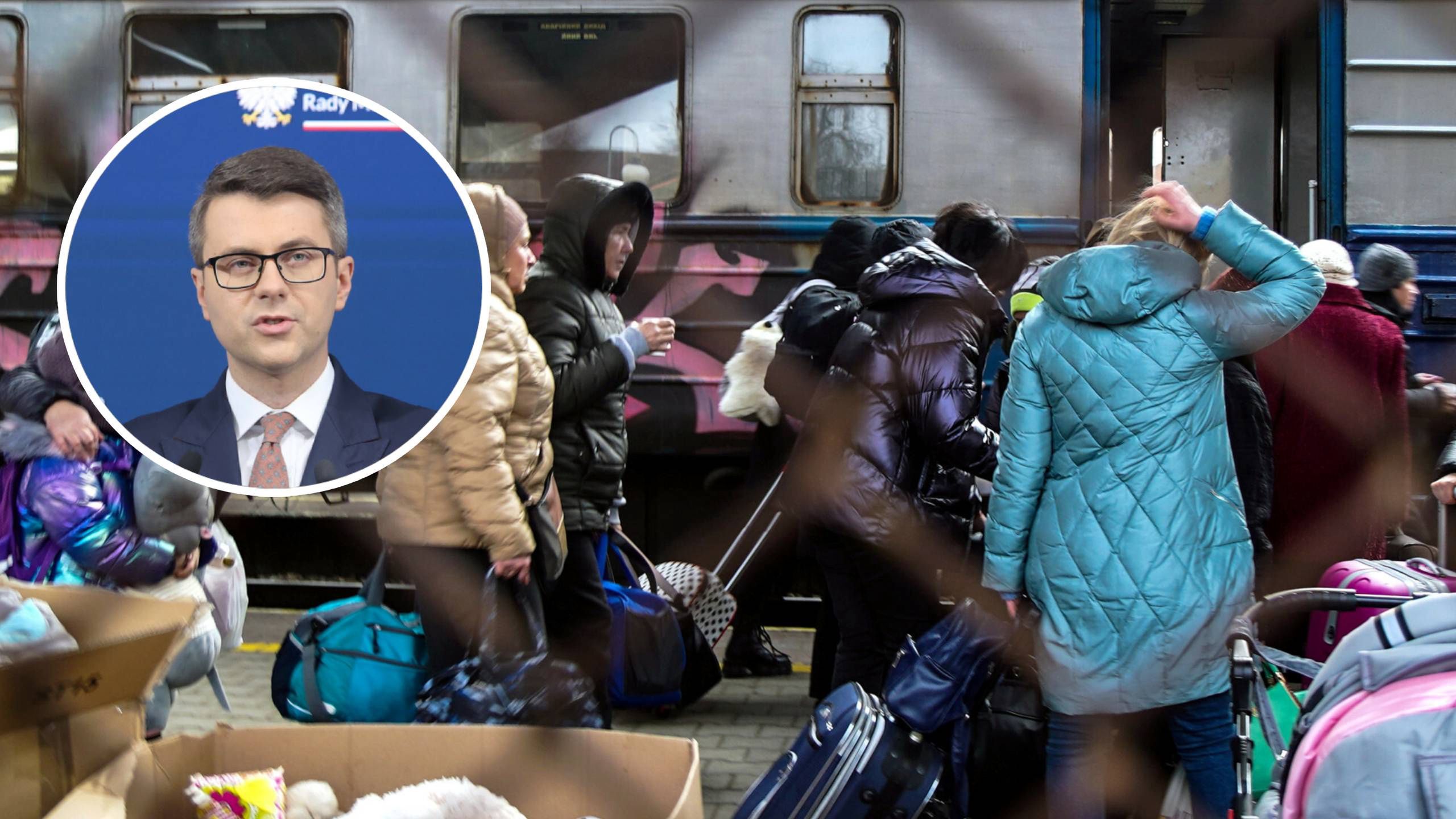 Rzecznik Rządu Piotr Muller, uchodźcywojenni z Ukrainy 
