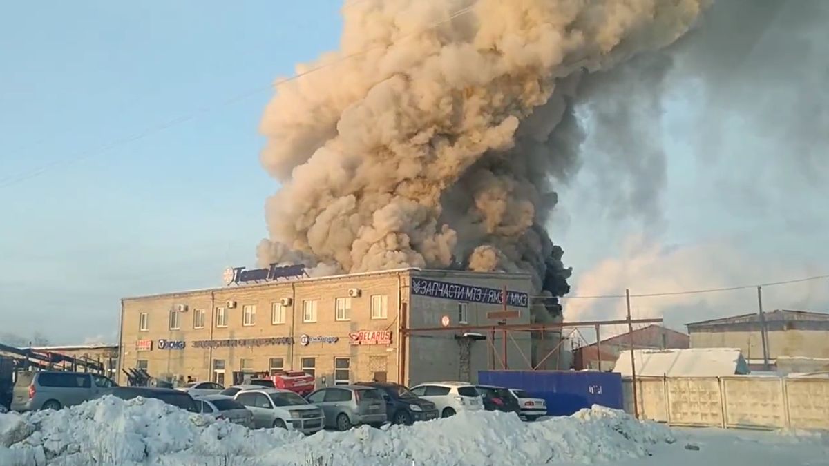 Pożar w rosyjskim Kurganie. "Podwyższona ranga ogniowa"