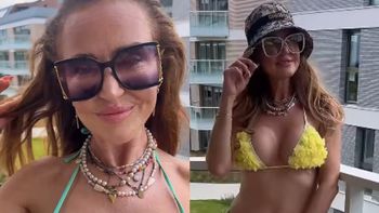 Agnieszka Kotońska prezentuje powiększony biust w kilku kostiumach kąpielowych. "Podnosimy ciśnienie"