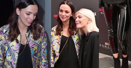 Paulina Krupińska w lateksowych spodniach na otwarciu klubu