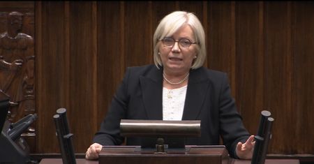 Sejm przyjął uchwałę o TK. Przyłębska zabrała głos