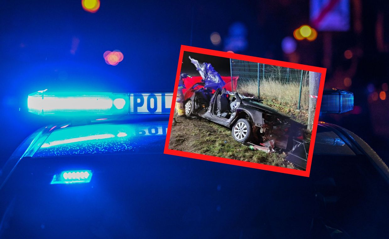 Tragiczny wypadek pod Kaliszem. Nie żyją dwie osoby