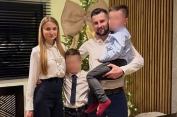 Pogrzeb Grzegorza Miętusa. Żona i synowie na czele orszaku żałobnego