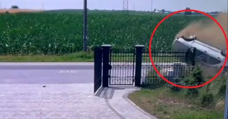 Roztrzaskał się na skarpie. Nagranie przeraża. Powód jeszcze bardziej