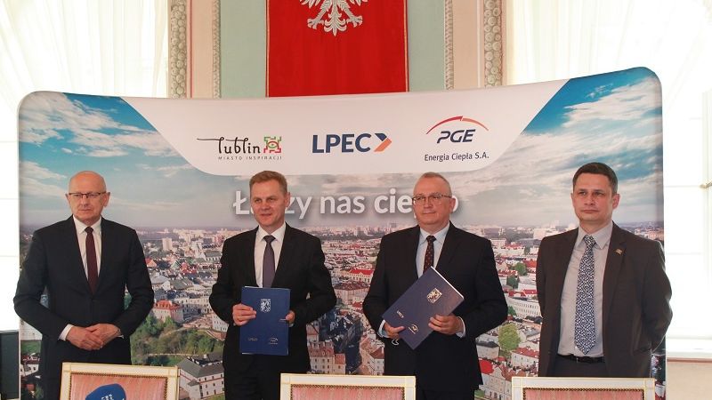 LPEC i PGE Energia Ciepła zawarły umowę wieloletnią na dostawy ciepła w Lublinie