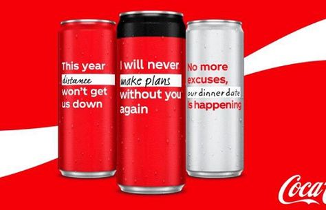 Coca-Cola z noworocznymi postanowieniami zamiast logo