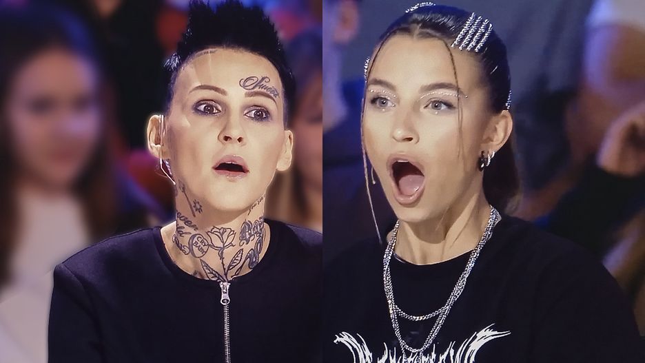Agnieszką Chylińską i Julia Wieniawa w "Mam talent"