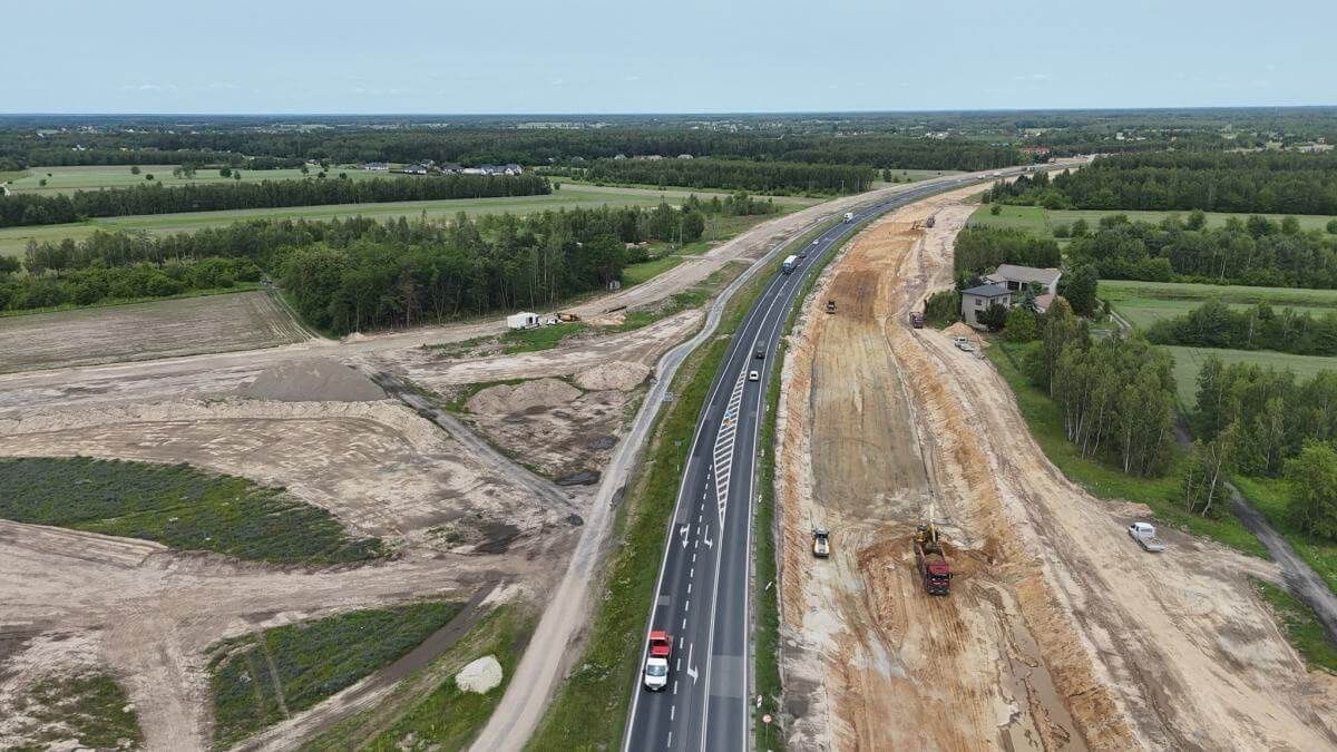 Postęp prac na budowie trasy S19 Lublin - Lubartów