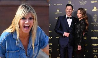 Złota Piłka 2021. Heidi Klum ZACHWYCA SIĘ Anną i Robertem Lewandowskimi: "Oszałamiająca para! WOW!"