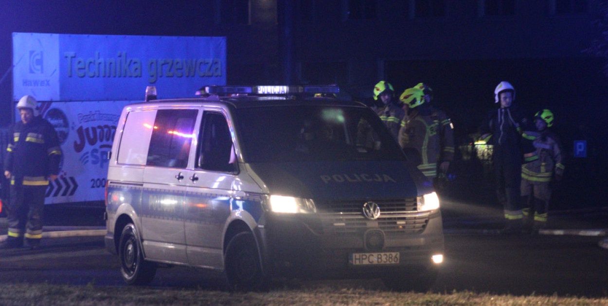 Włocławek: Pożar hali przy ulicy Toruńskiej