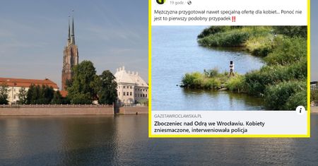 Nad Odrą grasuje dewiant. "Zapraszam śmiało, nie gryzę"