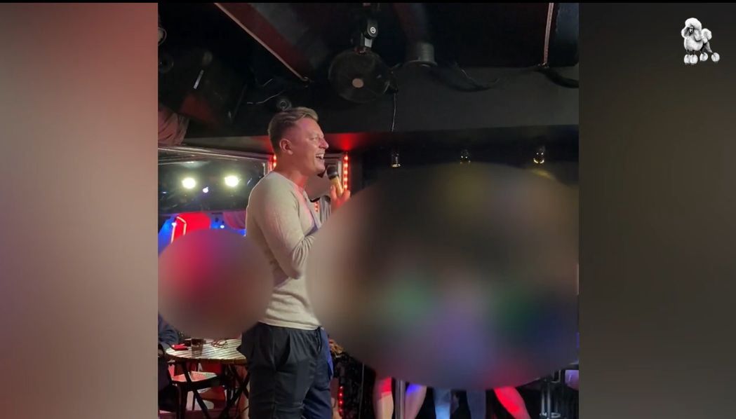 Rafał Brzozowski popisuje się w gejowskim klubie