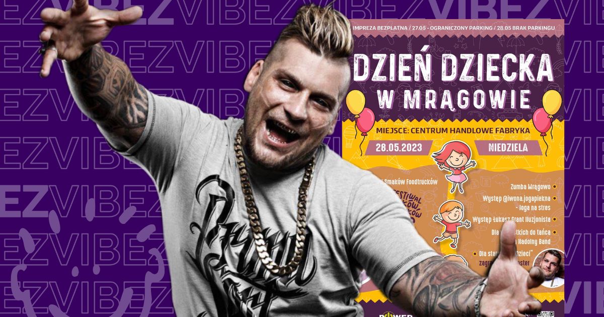 Popek na Dzień Dziecka. Raper zagra dla 