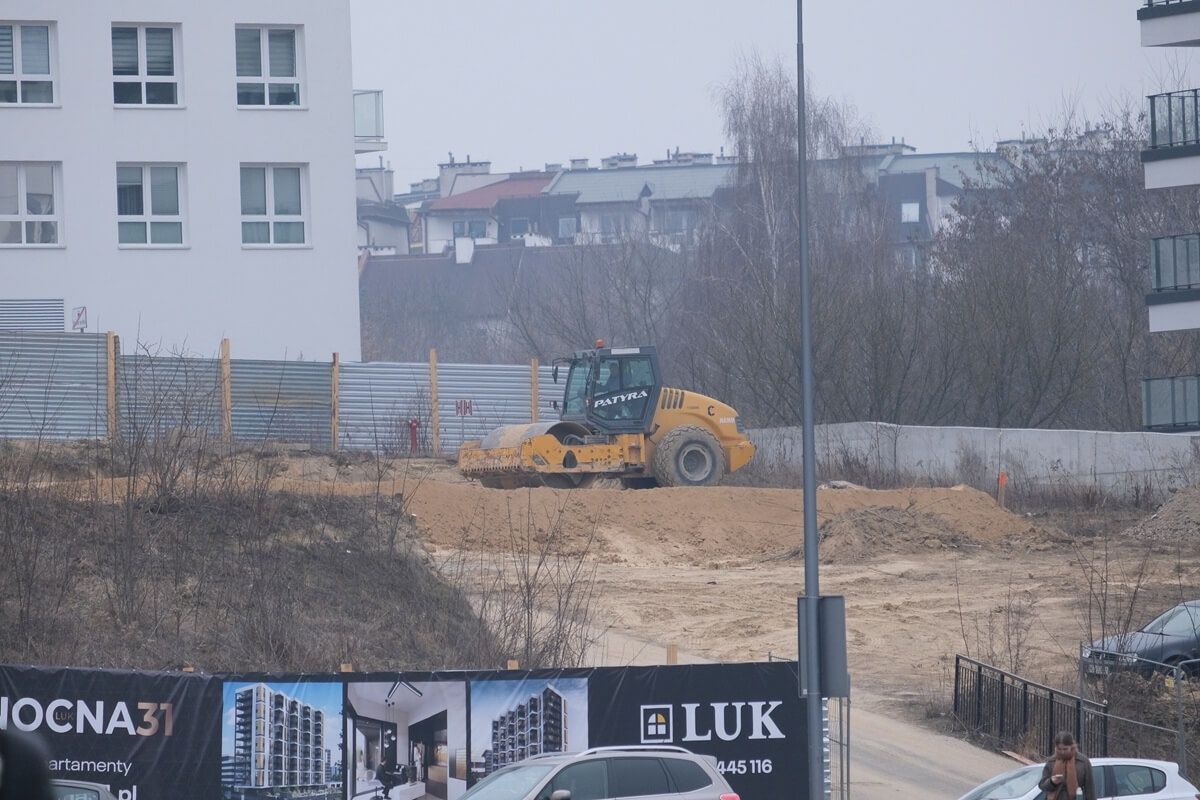 Ruszyły prace ziemne na budowie apartamentowca przy ul. Północnej 31 w Lublinie