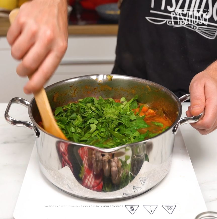 Goulash soup with beans