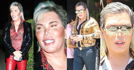 Wystylizowany "Żywy Ken" kokietuje paparazzi w Los Angeles. Dobrze się ubiera? (ZDJĘCIA)