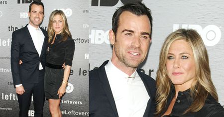 Aniston z facetem na premierze! SEKSOWNA?