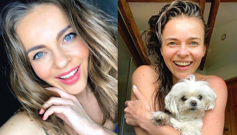 Edyta Herbuś pozuje w naturalnym wydaniu