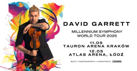 David Garrett na koncertach w Polsce. Odwiedzi aż dwa polskie miasta
