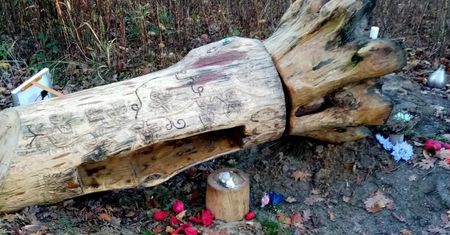 Ktoś zdewastował i podpalił kapliczkę w lesie pod Lublinem
